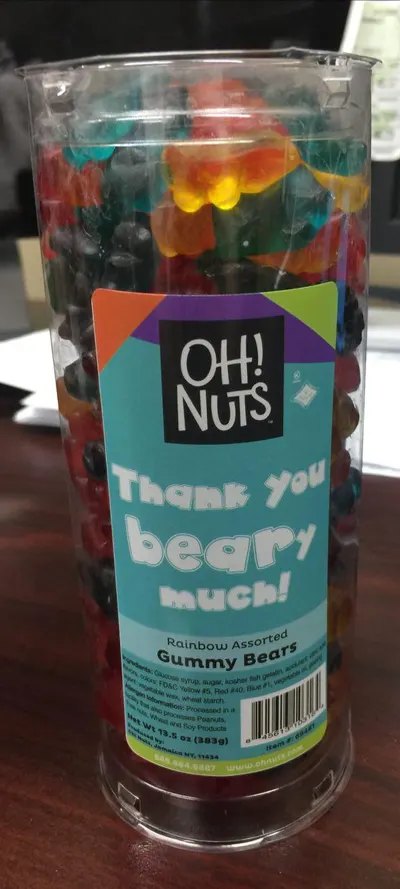 Thank You Bearymuch Gummy Bears Assorted