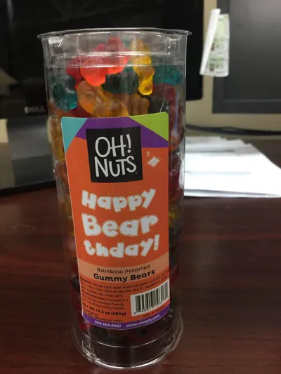 Happy Bearthday Gummy Bears Assorted