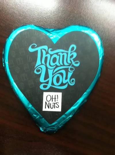 Thank You! Chocolate Heart