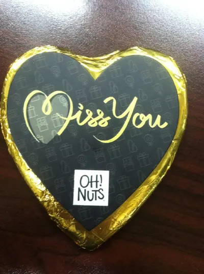 Miss You Chocolate Heart