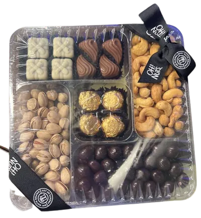 5 Section Nuts / Candy Square