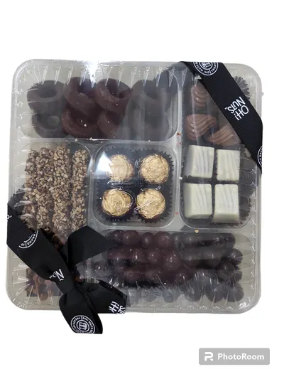 5 Section Chocolate Square
