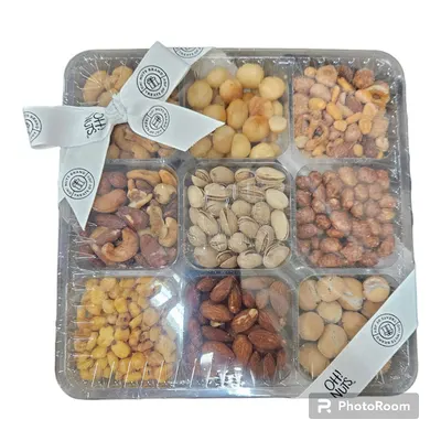 Nuts 9 Section Square