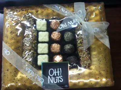 Square Glass Choclate Tray