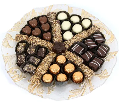 Chocolate Glass Plate