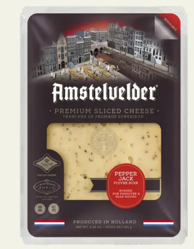 Amstelvelder Cheese Pepper Jack Slices