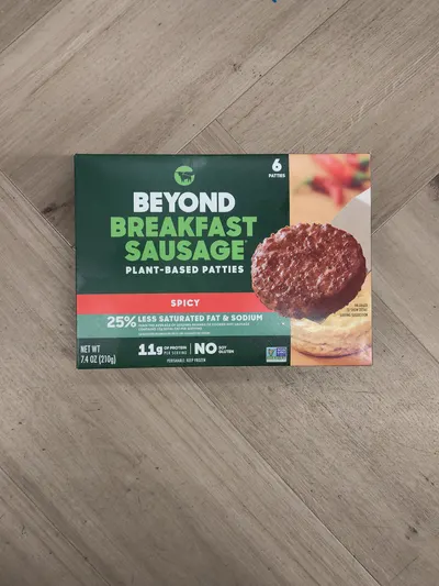 Plant Based Spicy Breakfast Sausage 6 ct