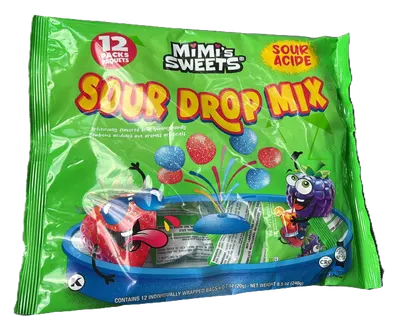 Sour Drop Mix Candy 12 pk