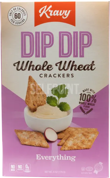 Dip Dip Everything Whole Wheat Crackers
