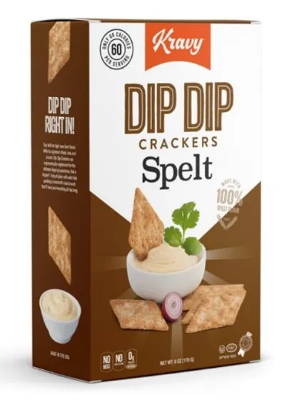 Kravy Dip Dip Crackers Spelt