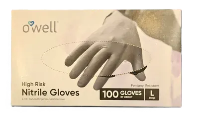 Nitrile Large Size Gloves 100 ct