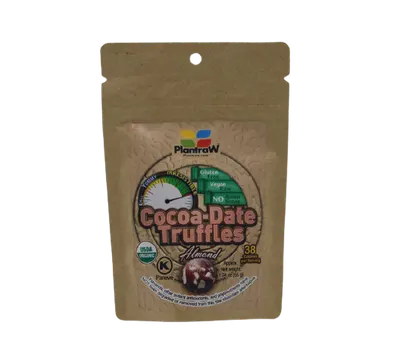 Cocoa Date Truffles Almond
