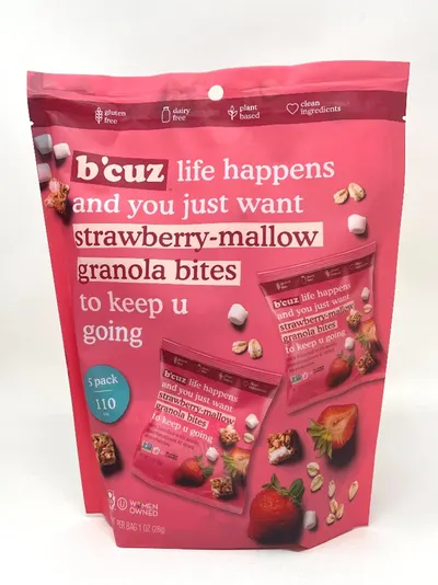 Strawberry Flavor Mallow Granola Bites 5 pk