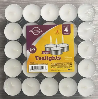 High Quality Tealights 100 ct