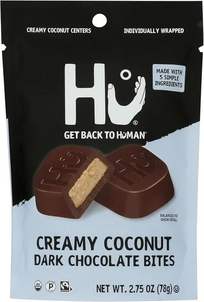 Creamy Coconut Dark Chocolate Bites