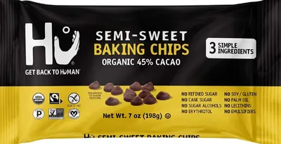 Semi-Sweet Baking Chips w/ Organic 45% Cacao