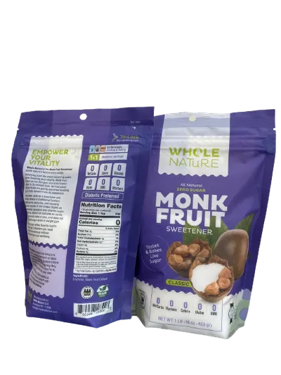 All Natural Zero Sugar Monk Fruit Sweetener