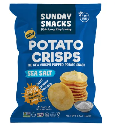 Sea Salt Potato Crisps Snack
