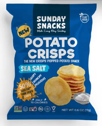 Sea Salt Crispy Popped Potato Snack