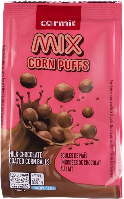 Milk Chocolate Coated Corn Balls
