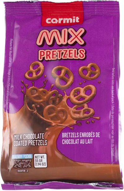 Milk Chocolate Coated Mix Pretzels