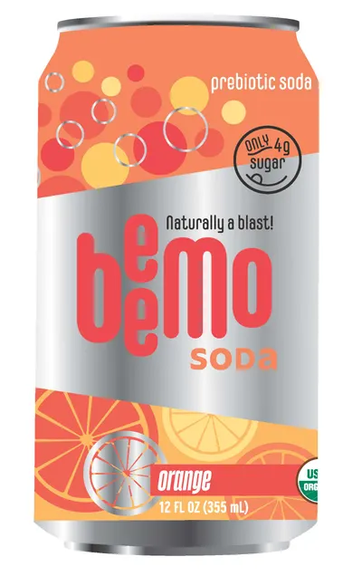 Can Soda Prebiotic Orange Organic