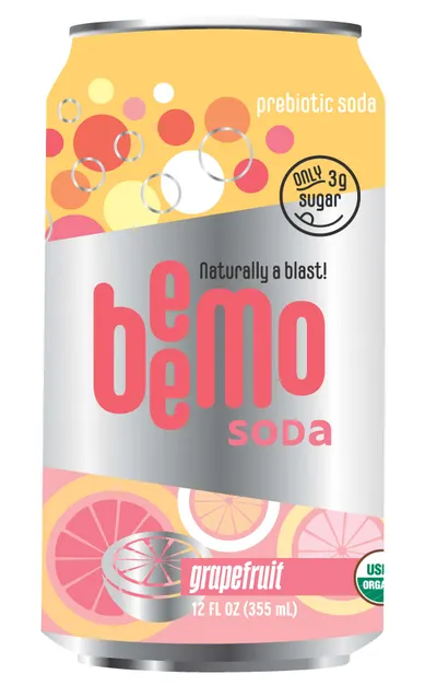 Can Soda Prebiotic Grapefruit Organic
