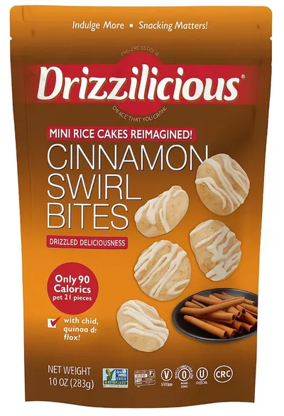 Mini Rice Cakes w/ Cinnamon Swirl Bites
