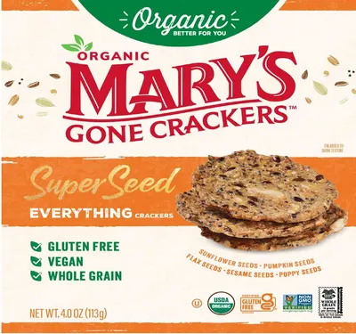 Vegan Superseed Everything Crackers