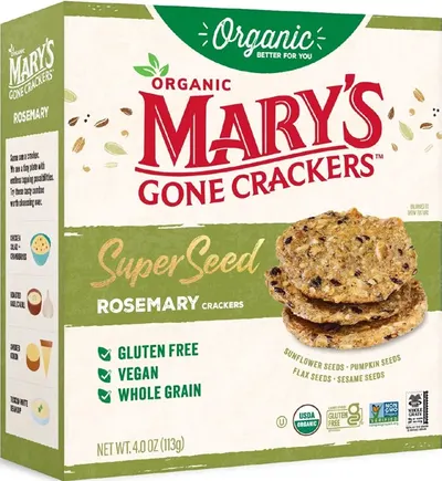 Organic Super Seed Rosemary Crackers