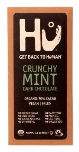 Crunchy Mint Dark Chocolate Vegan