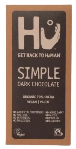 Simple Dark Chocolate Organic 70% Cacao Paleo