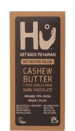 Cashew Butter + Pure Vanilla Bean Dark Chocolate Vegan