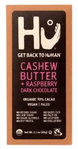 Cashew Butter + Raspberry Dark Chocolate