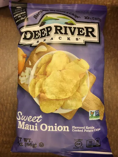 Kettle Cooked Potato Chips Sweet Maui Onion