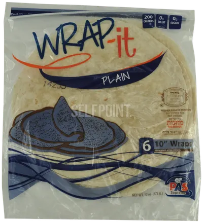 "10"""" Plain Wraps 6 ct"