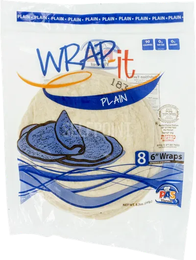 "6"""" Plain Wraps 8 ct"