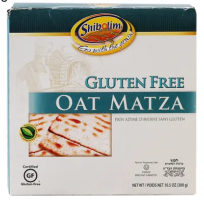 Oat Matzah Gluten Free