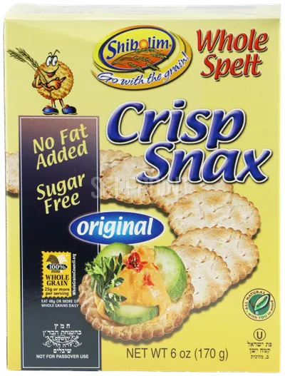 Sugar Free Crisp Snax Whole Spelt Original