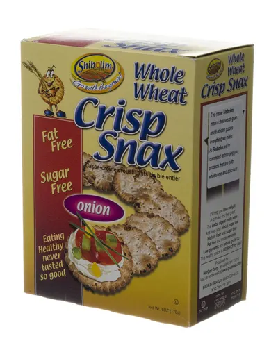 Sugar Free Crisp Snax Whole Wheat Onion