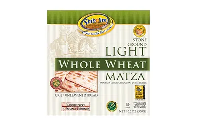 Light Whole Wheat Matza