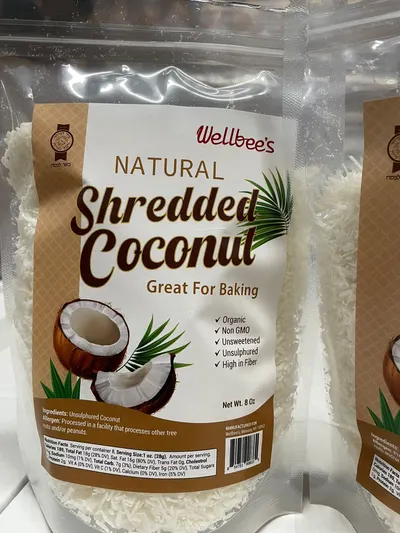 Natural Shredded Coconut