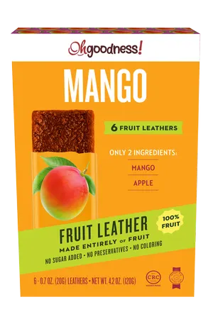 Mango Fruit Leathers 6 pk