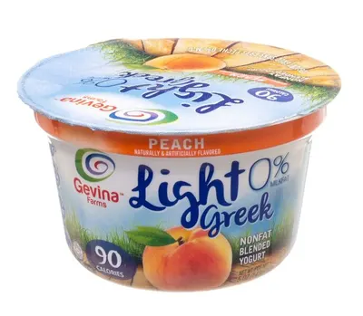 Lite  Greek Peach Yogurt