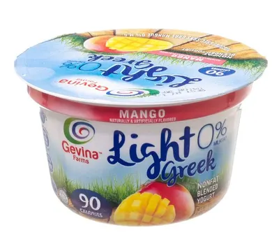 Light Greek Non Fat Mango Yogurt