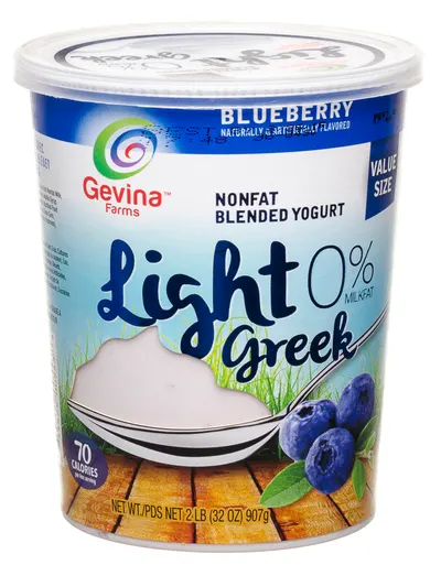Light Greek Yogurt Blueberry