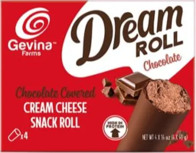 Chocolate Cream Cheese Snack Roll 4 ct