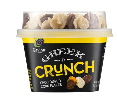 Greek n Crunch Chocolate Dipped Corn Flakes