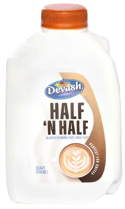 Half & Half Cream Perfect For Coffee
