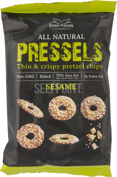 Thin & Crispy Sesame Pretzel Chips